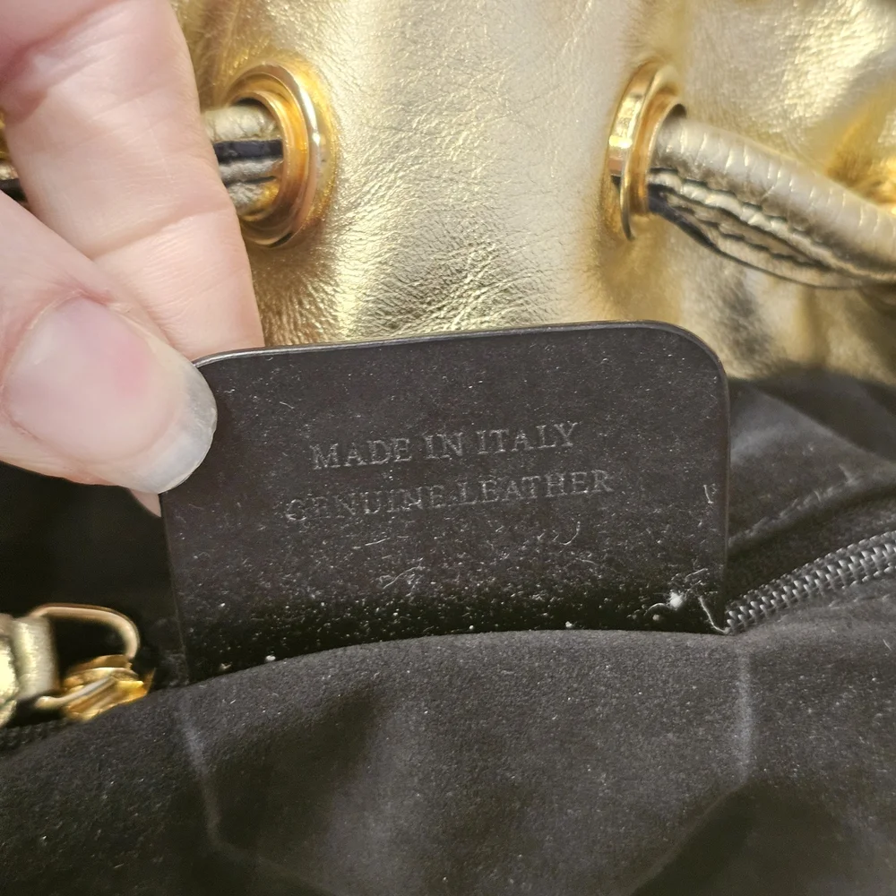 Tanner Krolle Gold Shoulder Bag - Picture 7 of 10